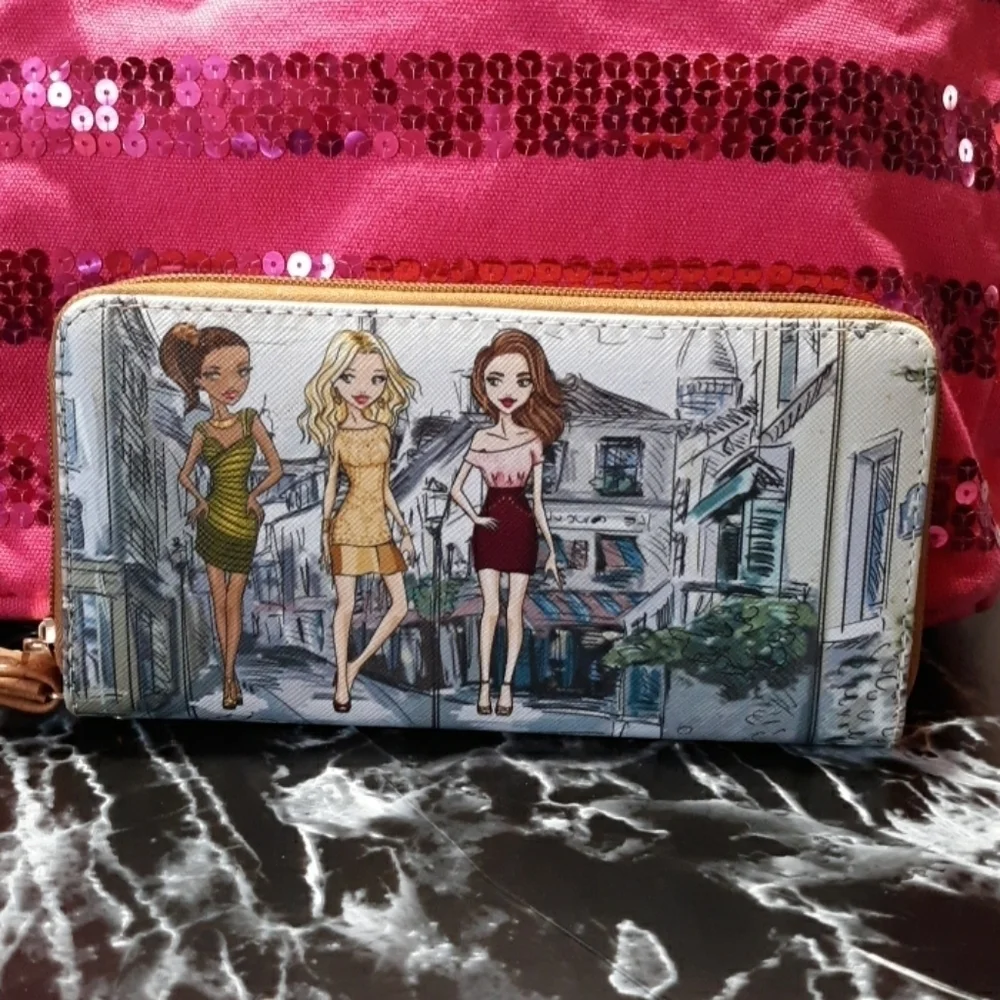 Victoria's Secret tote bag and wallet